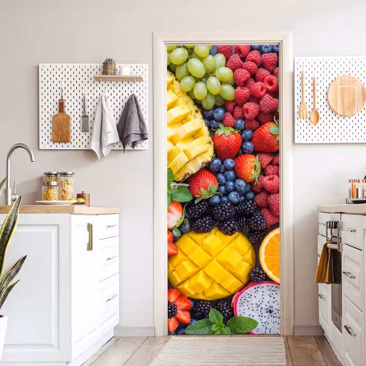Deursticker - Fruit - Vers - Kleurrijk - Eten — 7