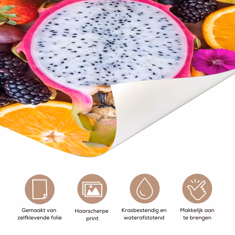 Deursticker - Fruit - Vers - Variatie - Eten - Kleurrijk — 3