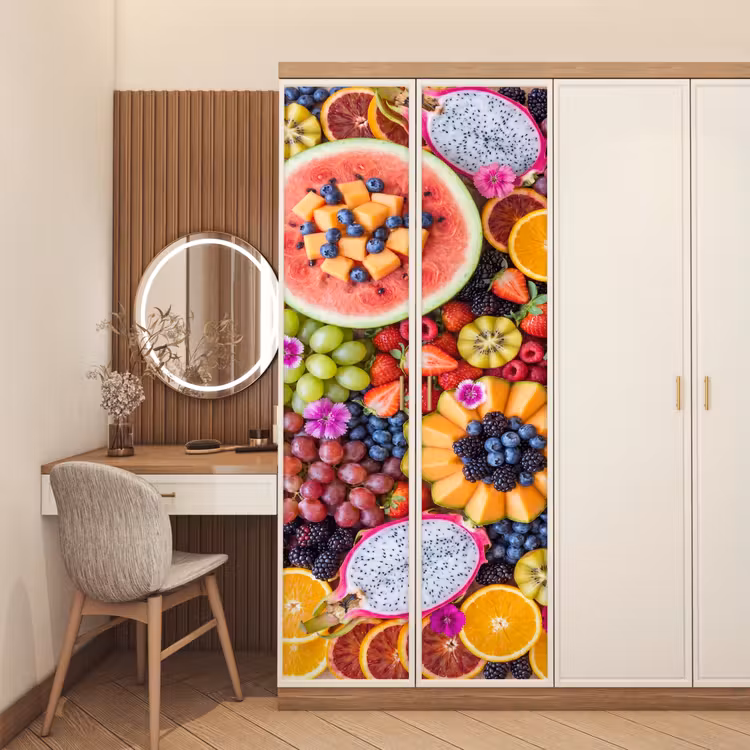 Deursticker - Fruit - Vers - Variatie - Eten - Kleurrijk — 5