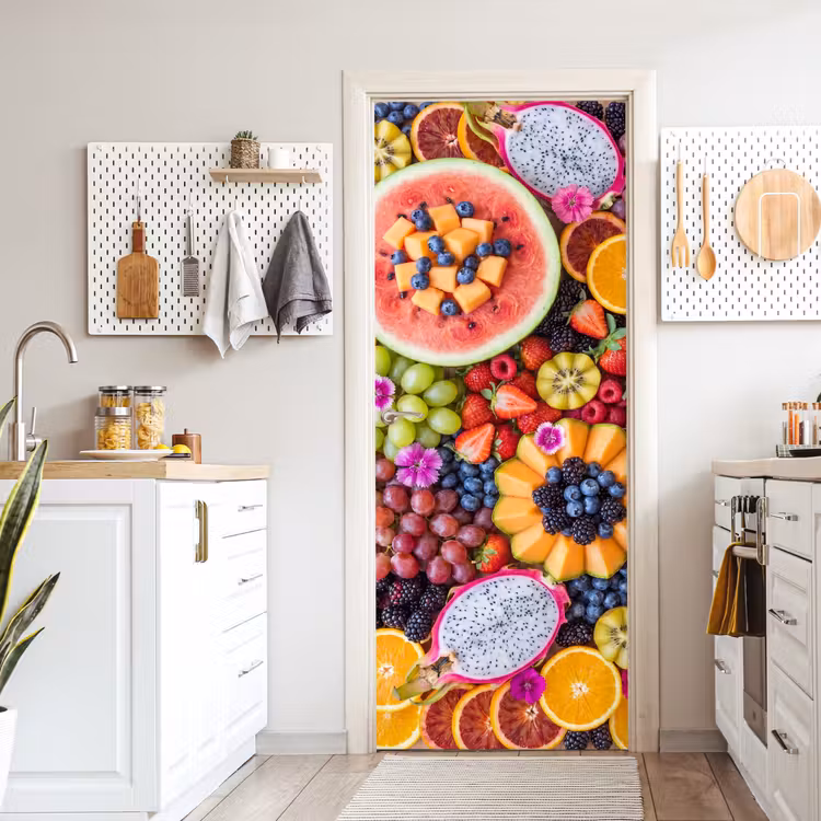Deursticker - Fruit - Vers - Variatie - Eten - Kleurrijk — 7