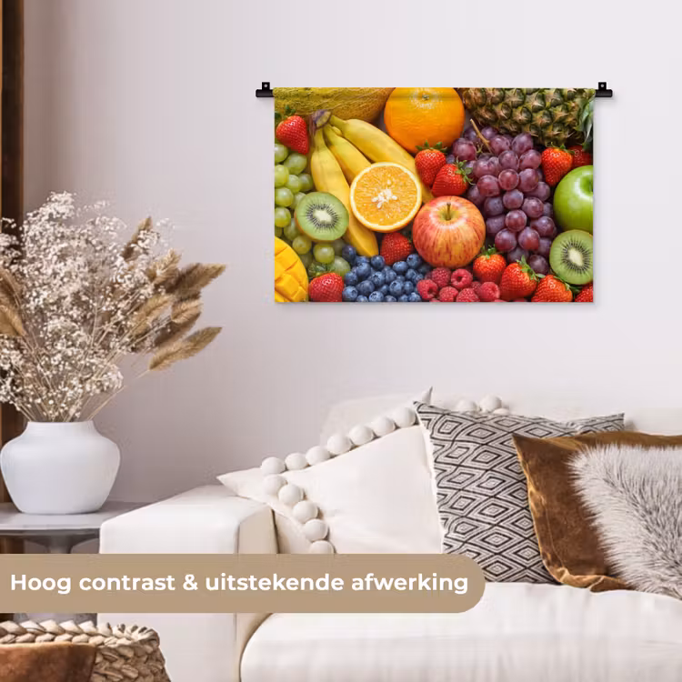 Wandkleed - Eten - Fruit - Vers - Kleurrijk - Voeding — 4