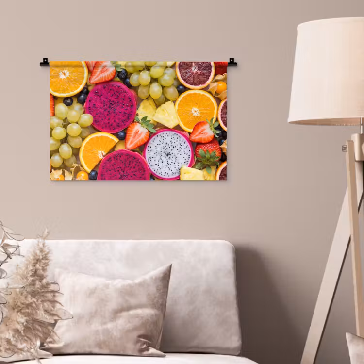 Wandkleed - Fruit - Assortiment - Kleurrijk - Gezondheid — 2