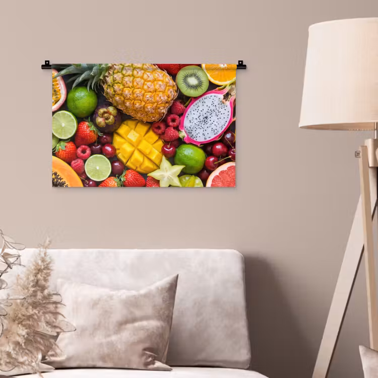 Wandkleed - Fruit - Assortiment - Vers - Gezond - Kleurrijk — 2