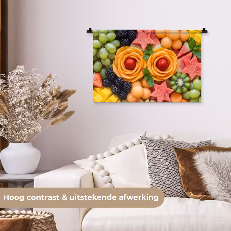 Wandkleed - Fruit - Variatie - Kleurrijk - Vers - Eten — 4