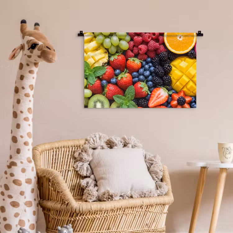 Wandkleed - Fruit - Vers - Kleurrijk - Eten — 5