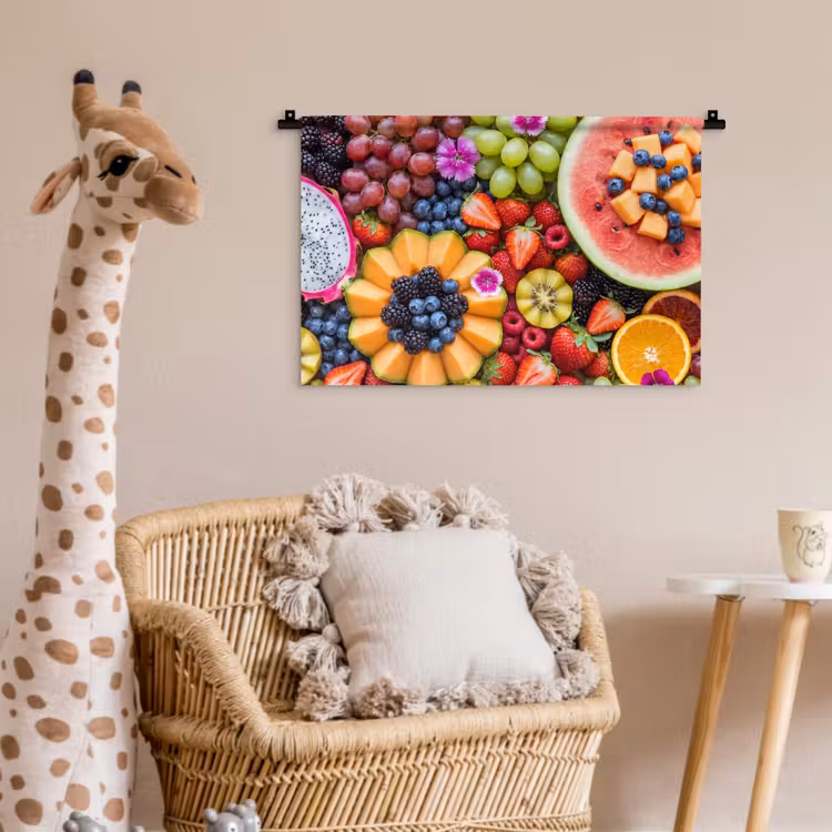 Wandkleed - Fruit - Vers - Variatie - Eten - Kleurrijk — 5