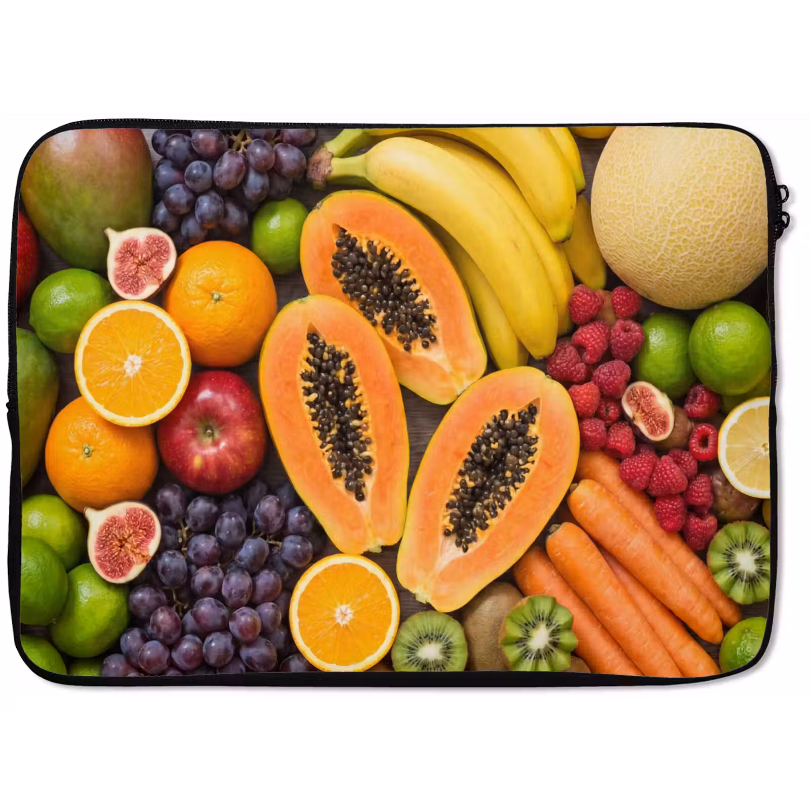 Laptophoes - Eten - Fruit - Groenten - Vers - Kleurrijk — 1