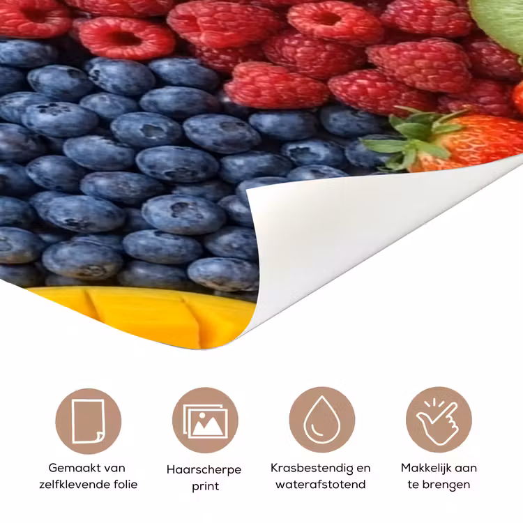 Deursticker - Eten - Fruit - Vers - Kleurrijk - Voeding — 3