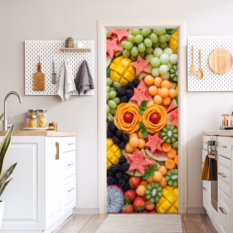 Deursticker - Fruit - Variatie - Kleurrijk - Vers - Eten — 7