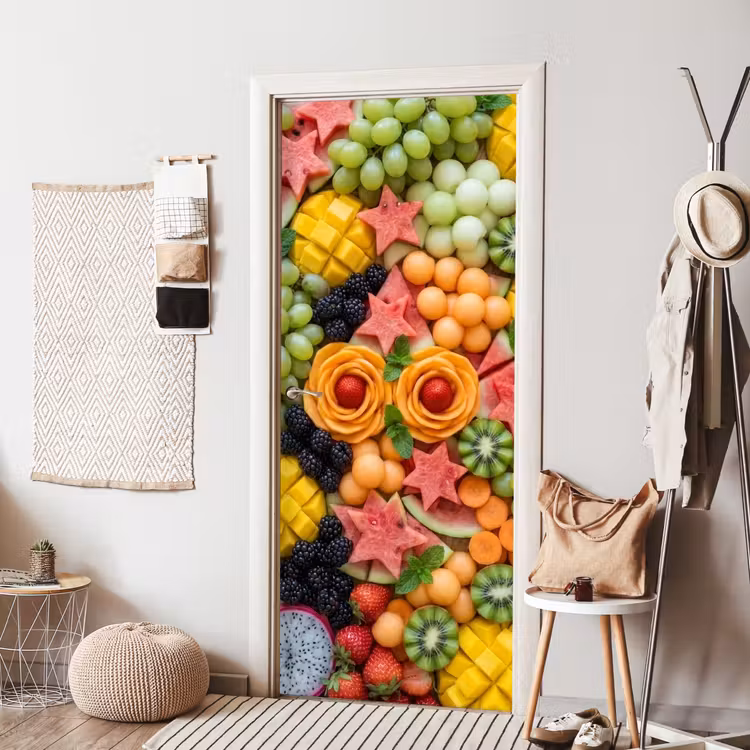 Deursticker - Fruit - Variatie - Kleurrijk - Vers - Eten — 8