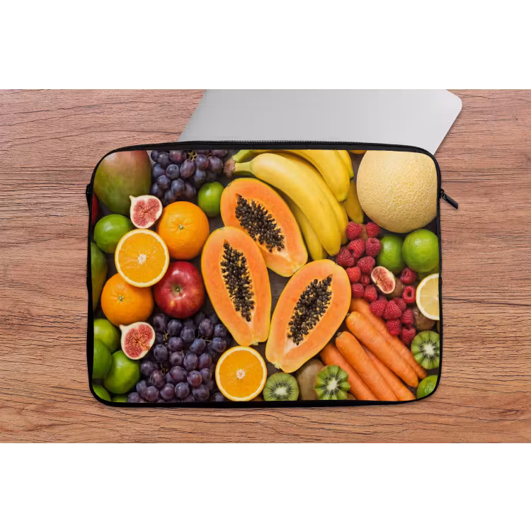 Laptophoes - Eten - Fruit - Groenten - Vers - Kleurrijk — 2