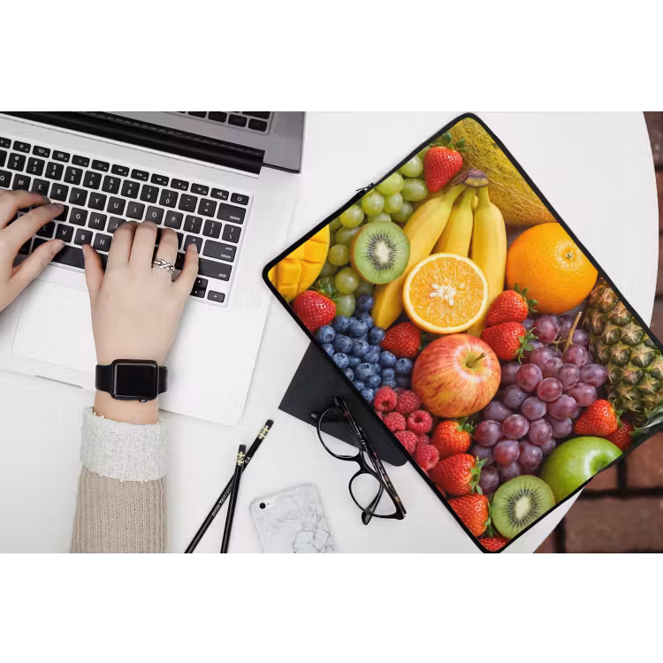 Laptophoes - Eten - Fruit - Vers - Kleurrijk - Voeding — 3