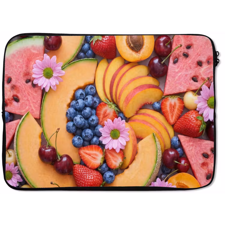 Laptophoes - Eten - Fruit - Zomer - Kleurrijk — 1