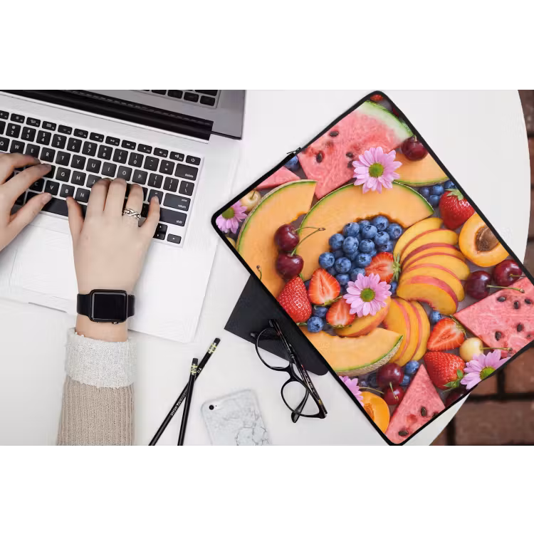 Laptophoes - Eten - Fruit - Zomer - Kleurrijk — 3