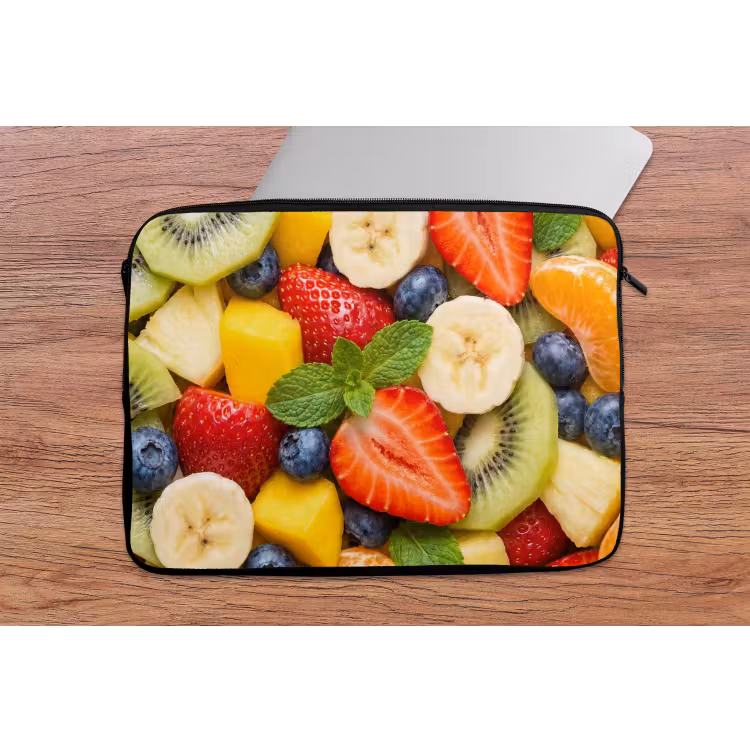 Laptophoes - Fruit - Plakjes - Eten - Kleurrijk — 2