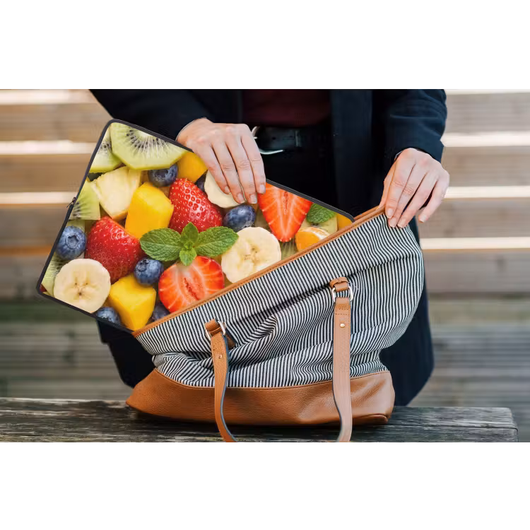 Laptophoes - Fruit - Plakjes - Eten - Kleurrijk — 4