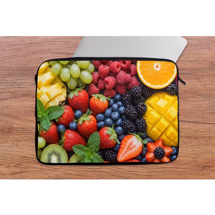 Laptophoes - Fruit - Vers - Kleurrijk - Eten — 2