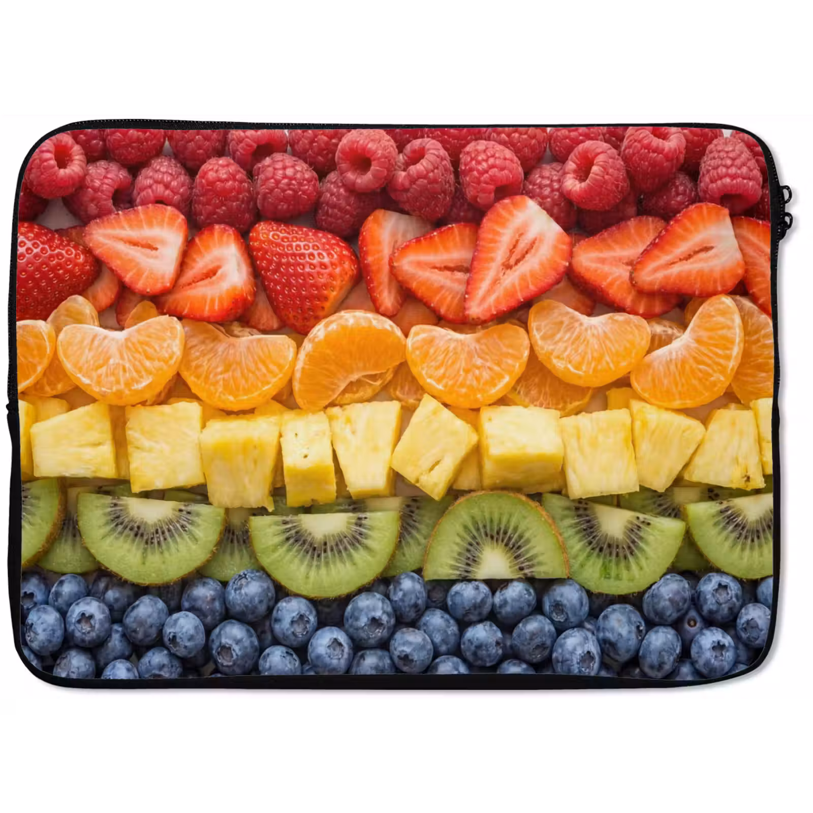 Laptophoes - Fruit - Regenboog - Gezond - Kleurrijk — 1