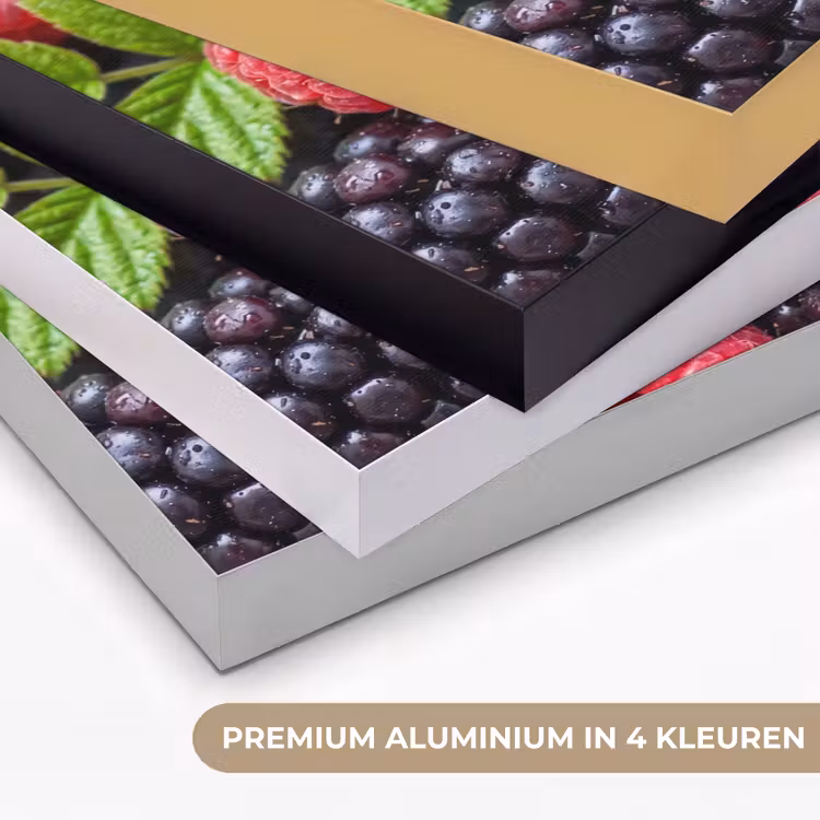 Art Frame - Bessen - Vers - Waterdruppels - Kleurrijk - Eten — 2