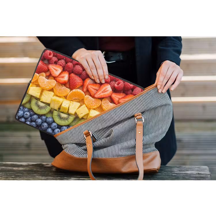 Laptophoes - Fruit - Regenboog - Gezond - Kleurrijk — 4