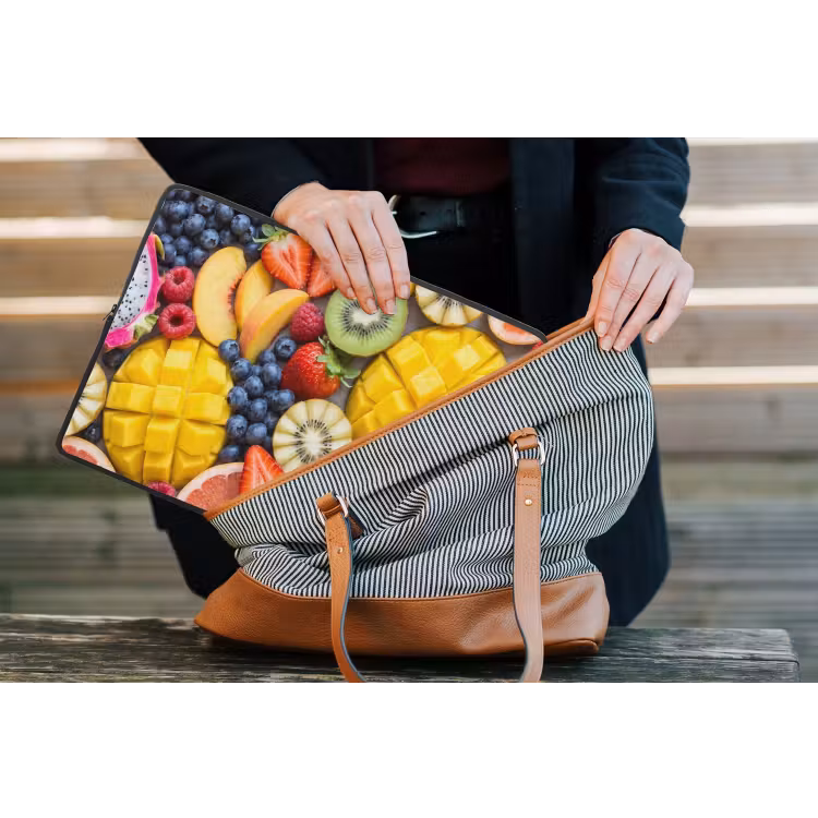 Laptophoes - Fruit - Versneden - Kleurrijk - Eten - Gezond — 4