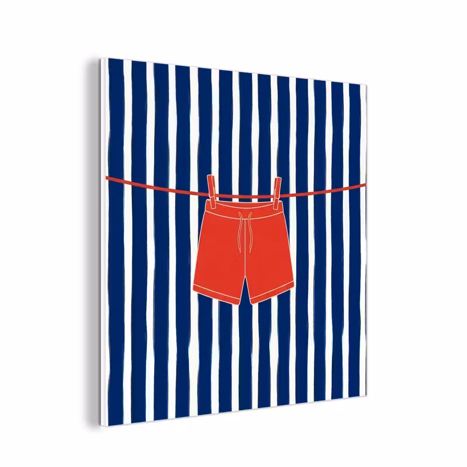 Forex - Shorts - Waslijn - Zomer - Illustratie - Rood — 1