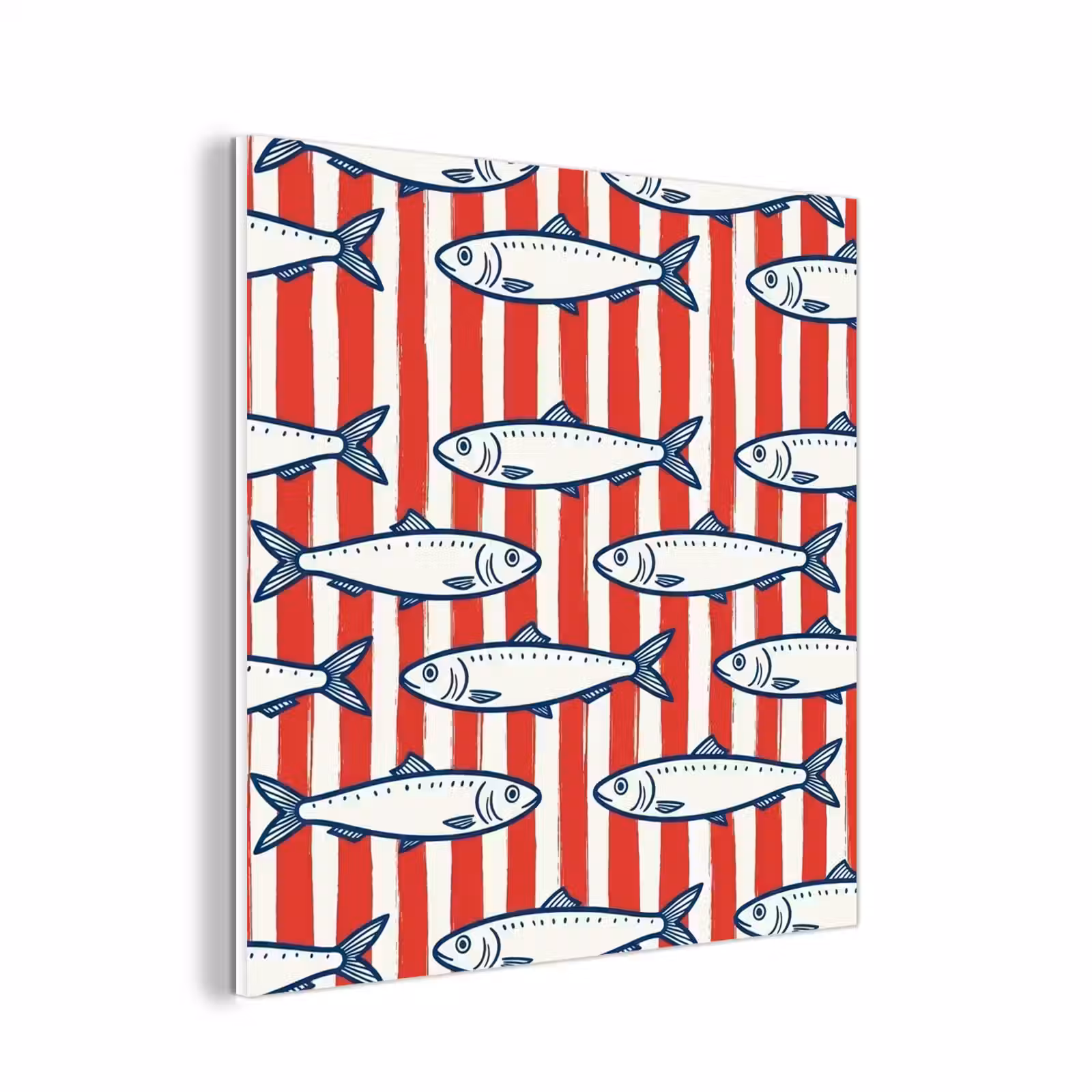 Forex - Vis - Patroon - Strepen - Illustratie - Rood — 1