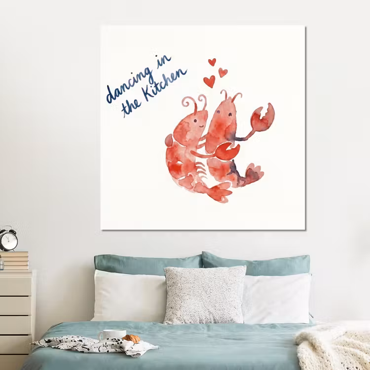 Forex - Dier - Dans - Liefde - Waterverf - Rood — 2
