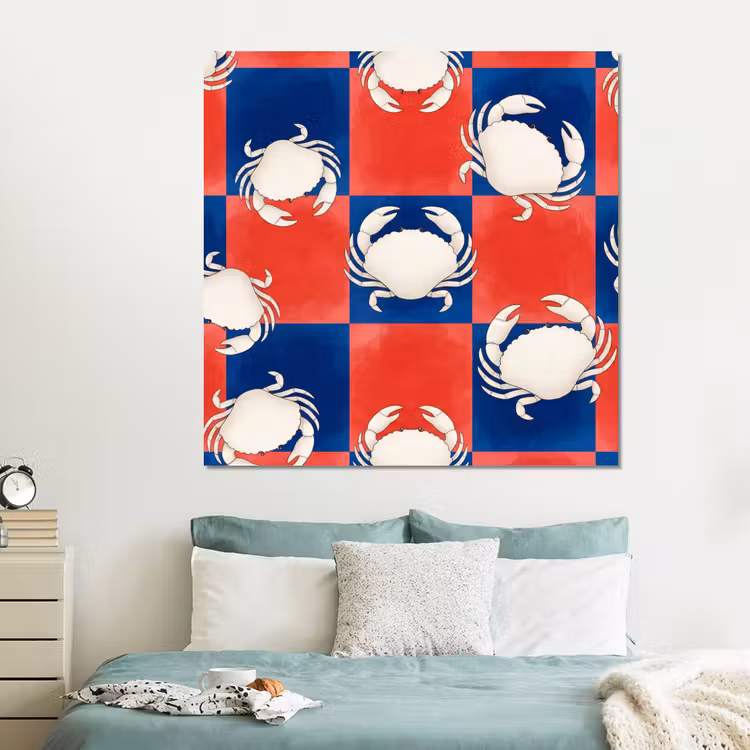 Forex - Patroon - Zeeleven - Rood - Blauw - Abstract — 2