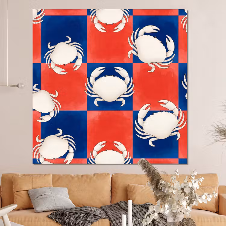 Forex - Patroon - Zeeleven - Rood - Blauw - Abstract — 4