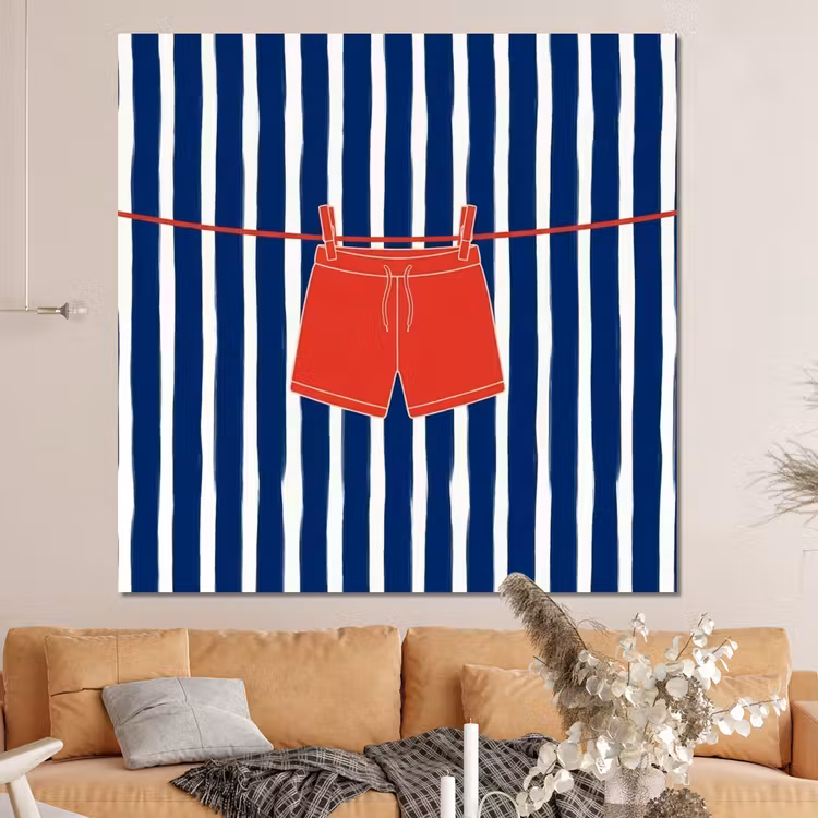 Forex - Shorts - Waslijn - Zomer - Illustratie - Rood — 4