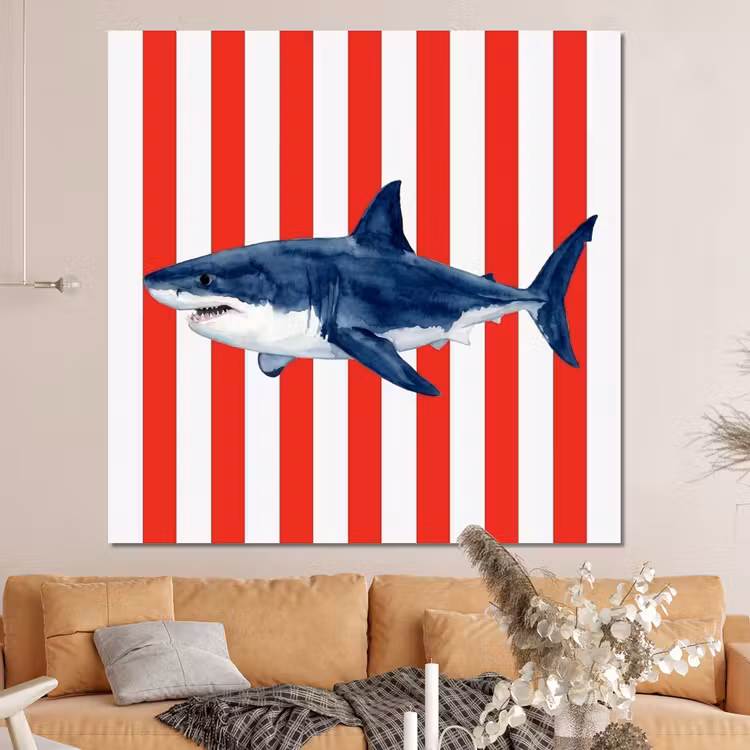 Forex - Vis - Haai - Zee - Illustratie - Blauw — 4