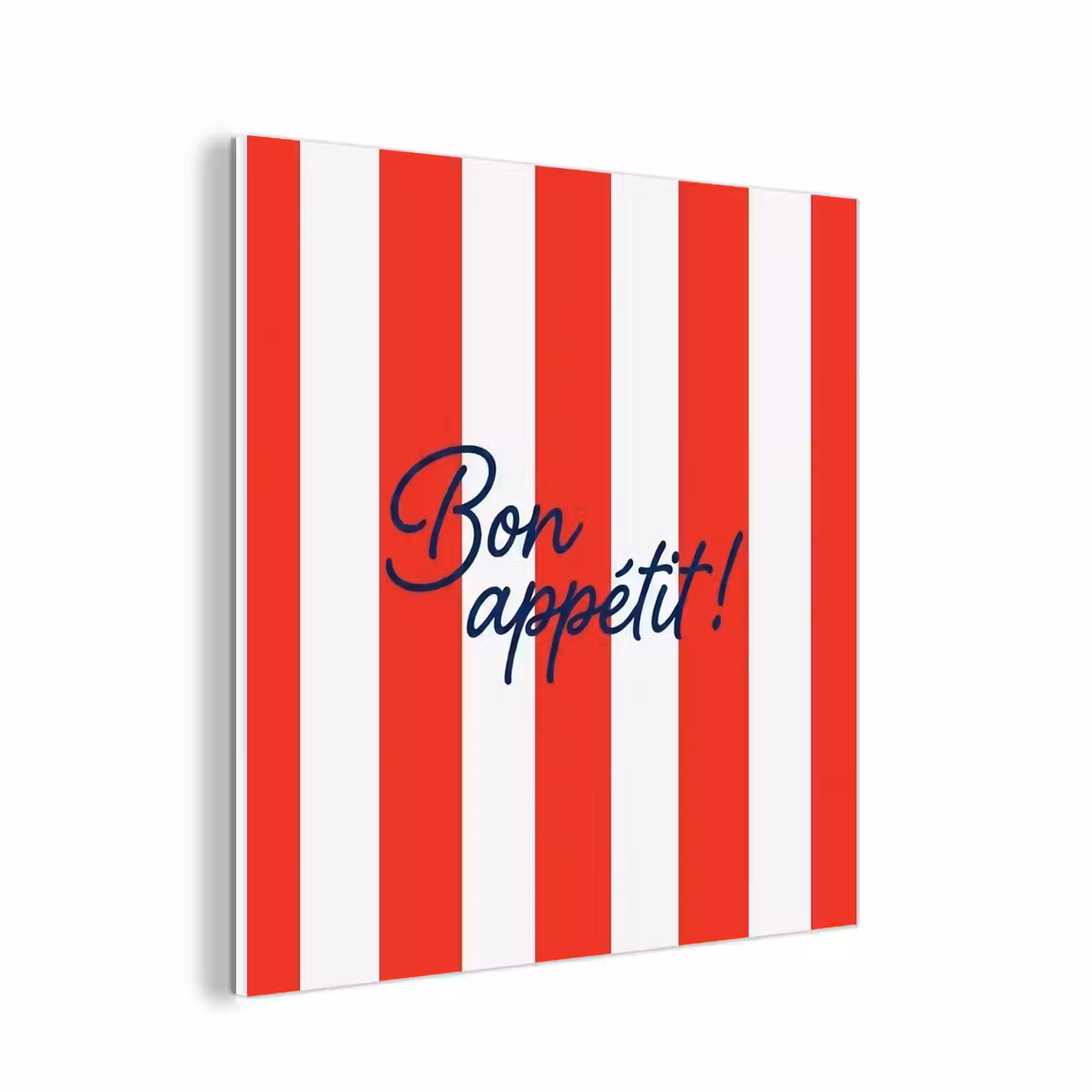 Forex - Eten - Spreuk - Keuken - Grafisch - Rood-Wit — 1