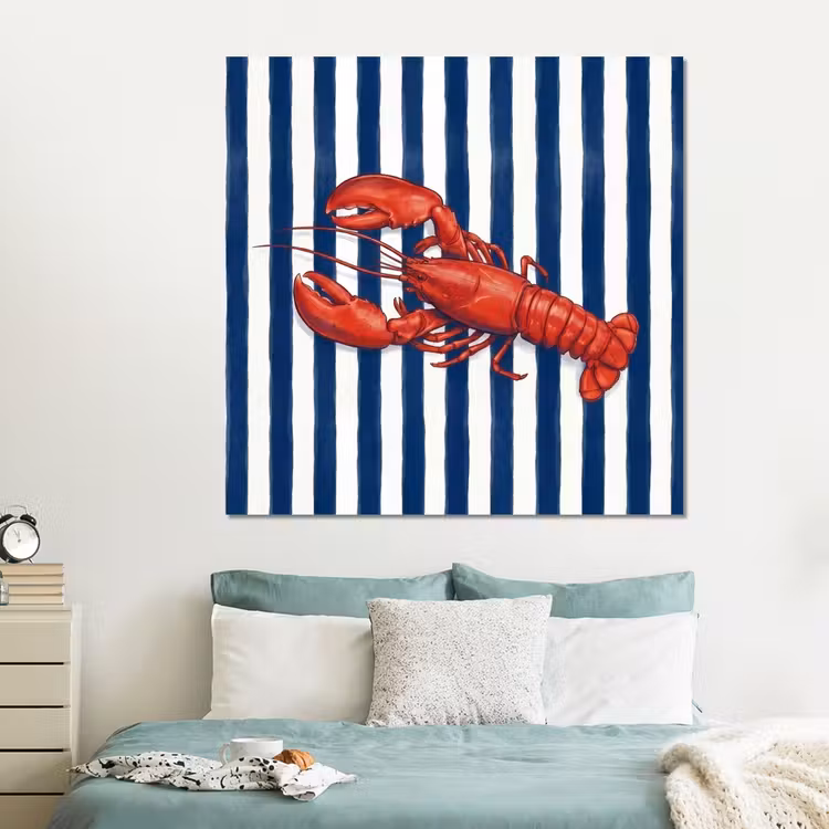 Forex - Schaaldier - Kreeft - Marine - Illustratie - Rood — 2