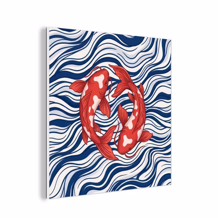 Forex - Vis - Water - Natuur - Illustratie - Rood — 1