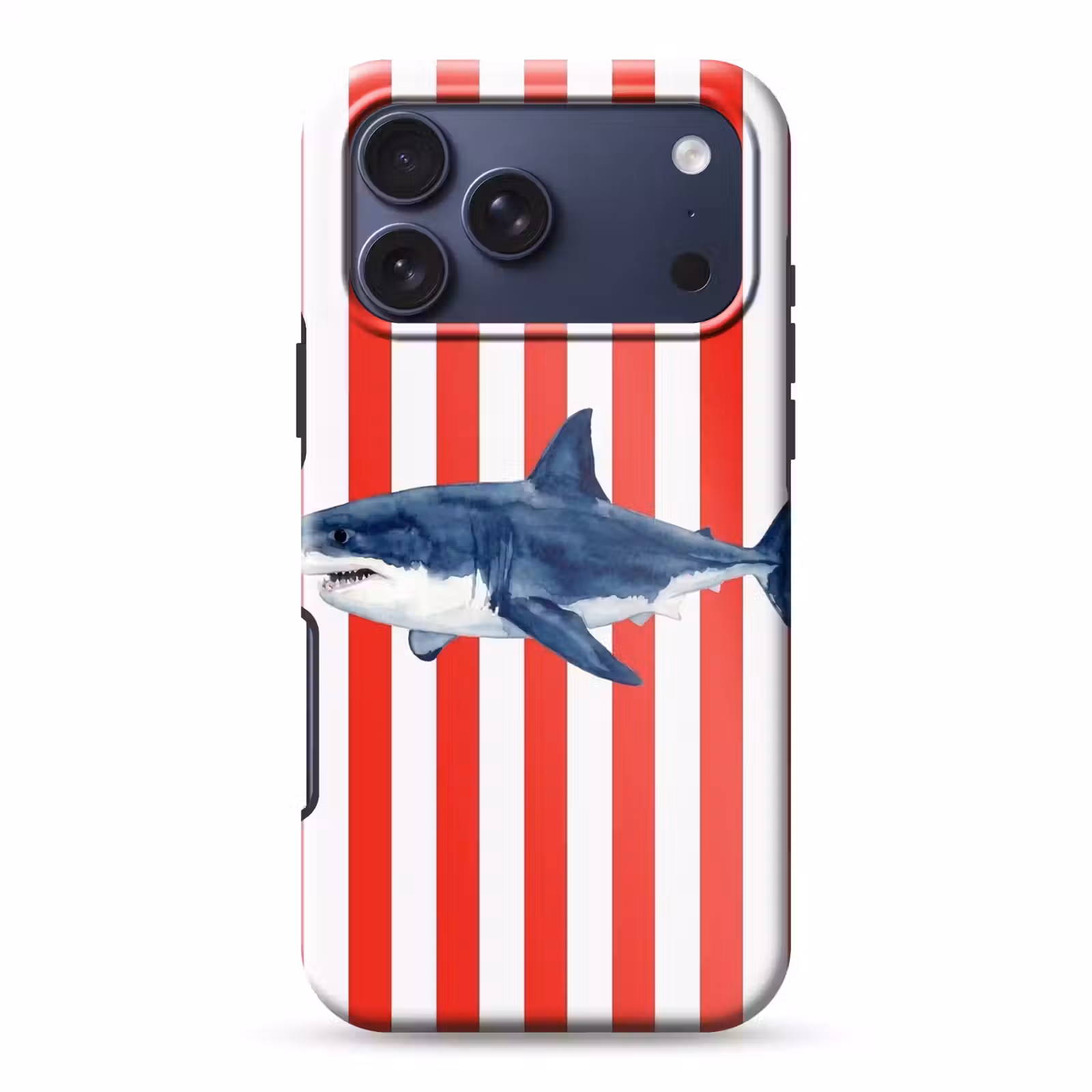 Telefoonhoesje Toughcase - Vis - Haai - Zee - Illustratie - Blauw — 1
