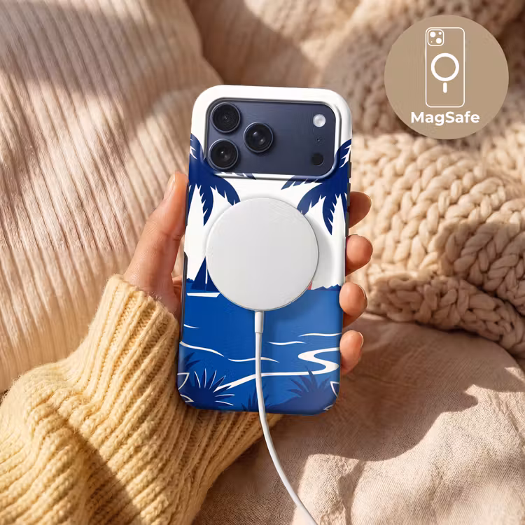 Telefoonhoesje Toughcase - Zonsondergang - Zee - Palmboom - Tropisch - Modern — 8