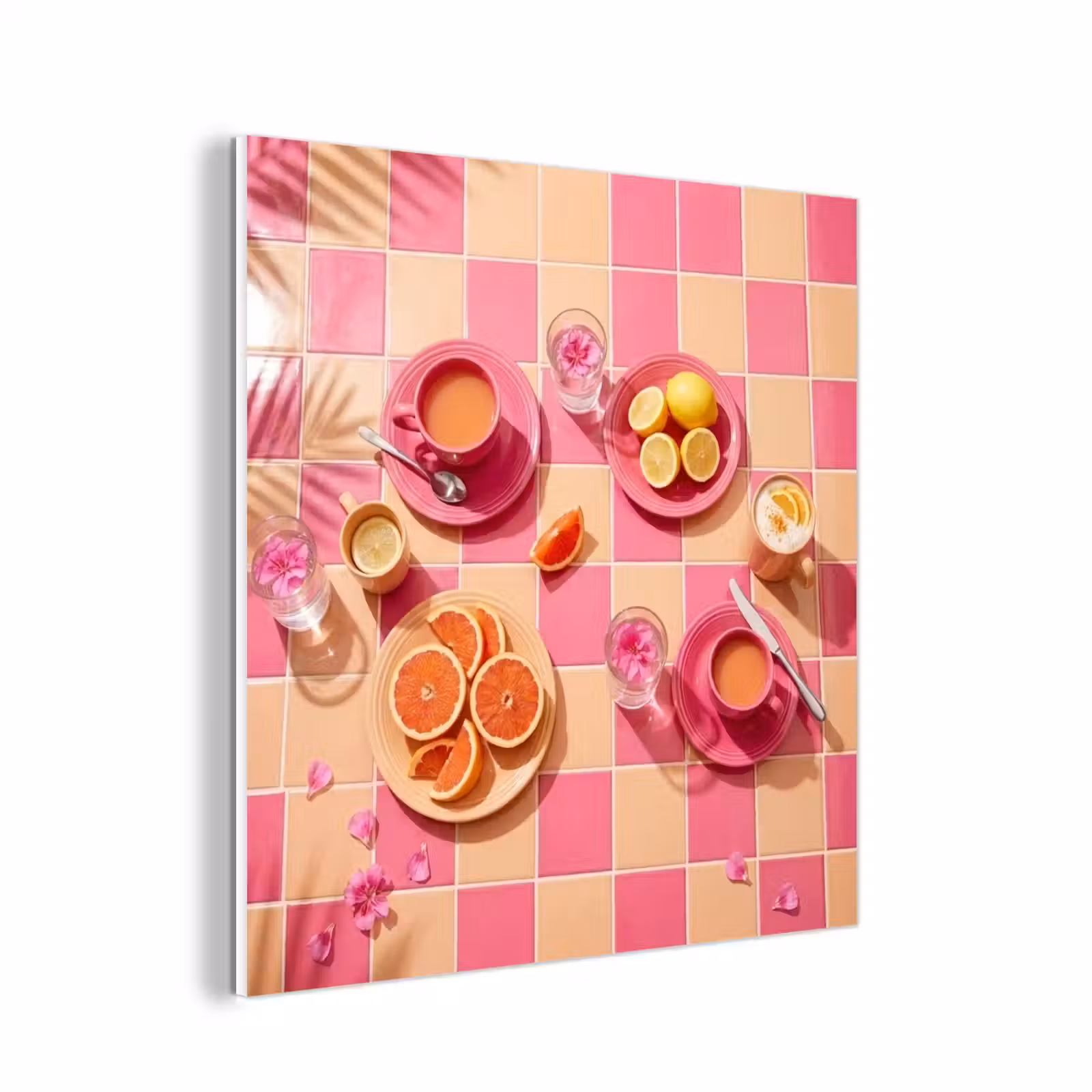 Forex - Eten - Citrusvruchten - Stillevens - Roze - Oranje — 1