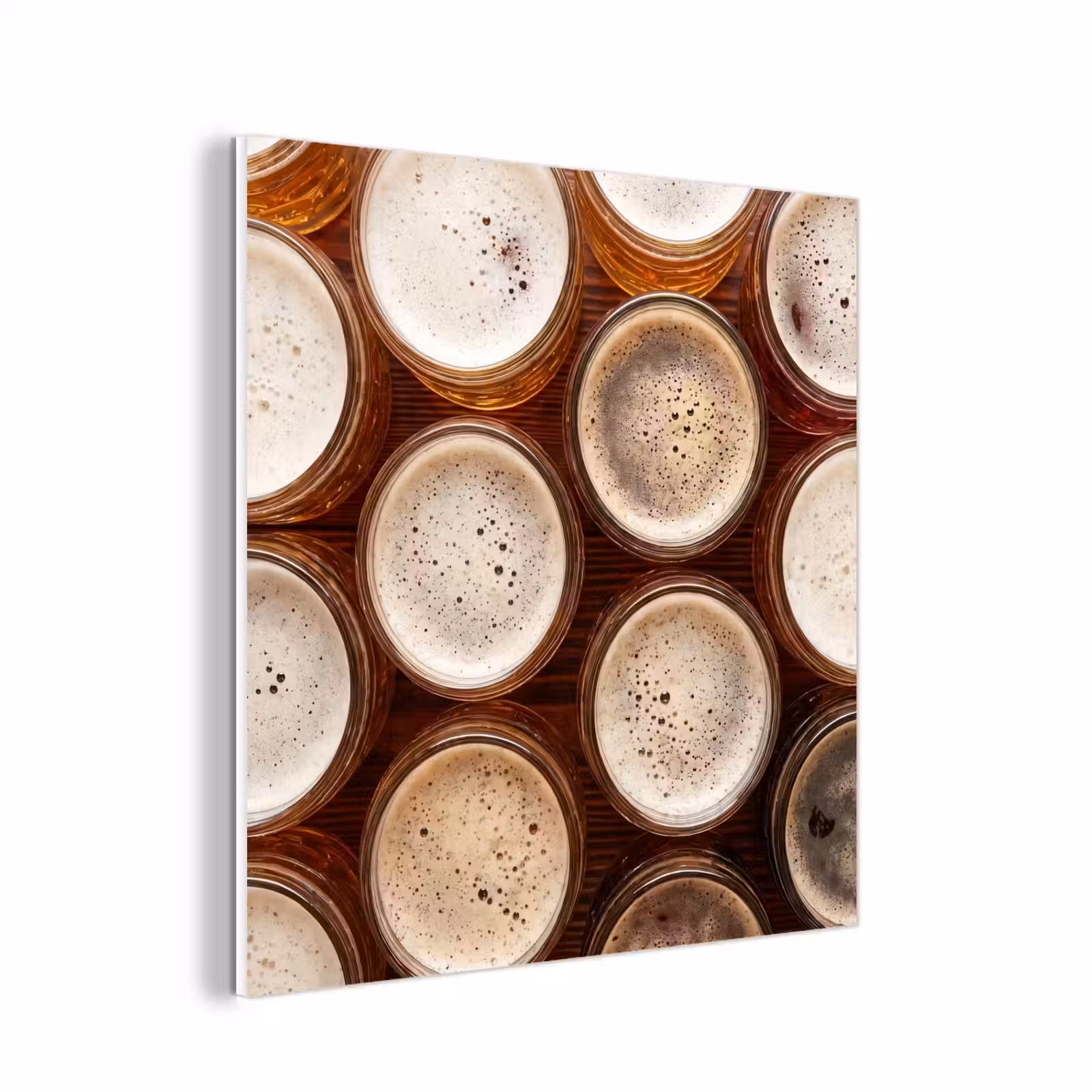 Forex - Eten - Glazen - Drank - Patroon - Bruin — 1