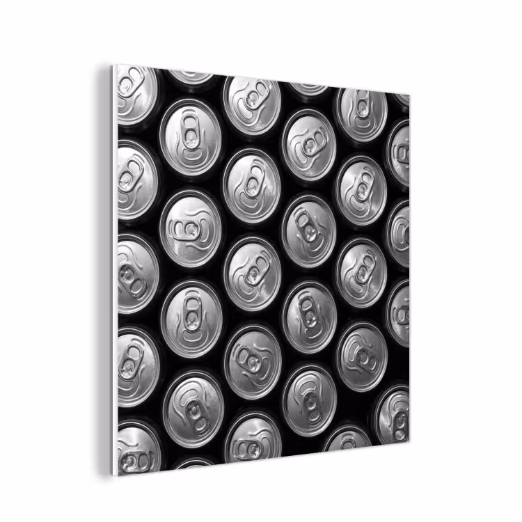 Forex - Blikjes - Aluminium - Patroon - Industrieel - Zilver — 1