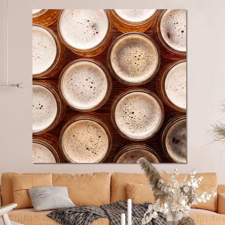 Forex - Eten - Glazen - Drank - Patroon - Bruin — 4