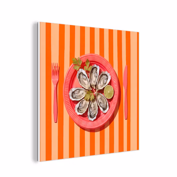 Forex - Eten - Oester - Zeevruchten - Oranje - Modern — 1