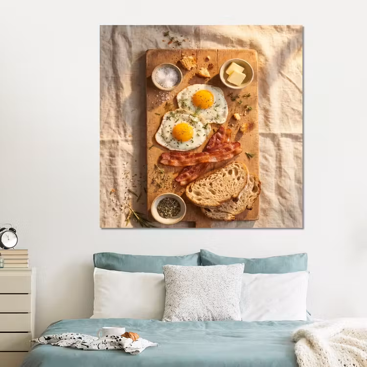 Forex - Eten - Ontbijt - Hout - Rustiek - Geel — 2