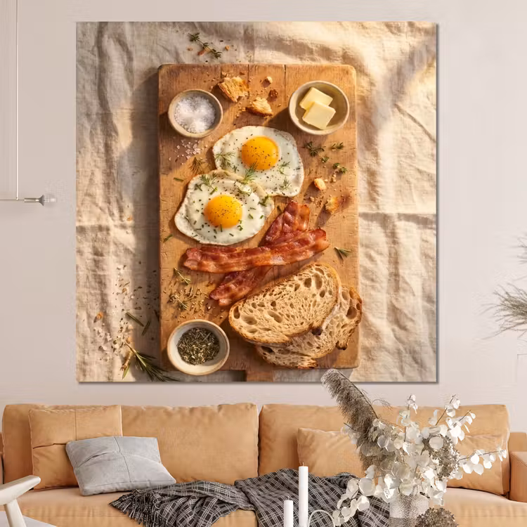 Forex - Eten - Ontbijt - Hout - Rustiek - Geel — 4