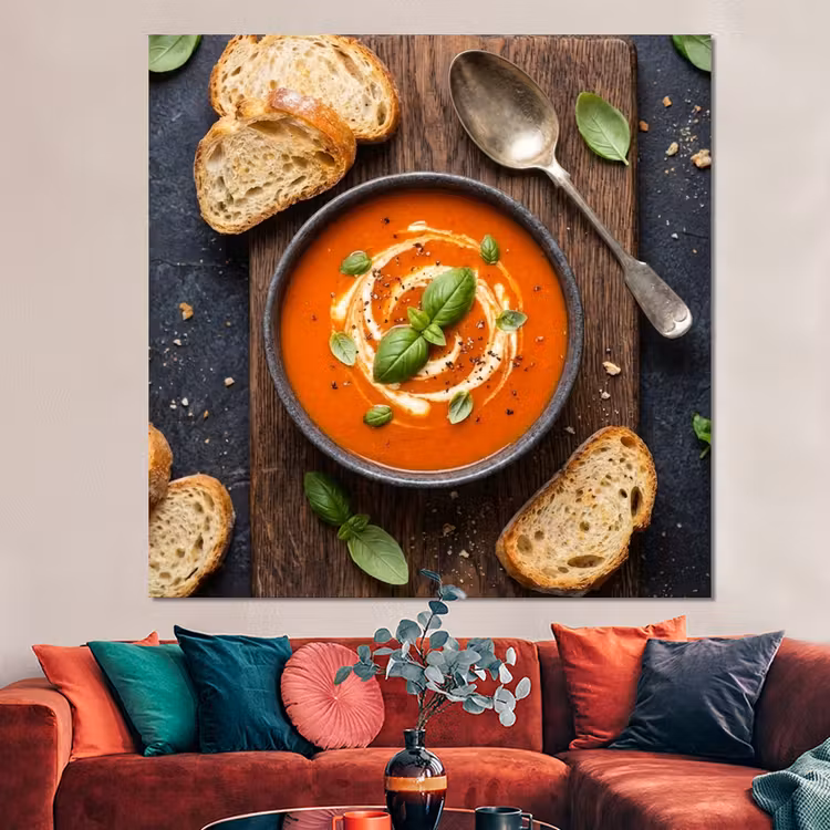 Forex - Eten - Soep - Basilicum - Rustiek - Rood — 3