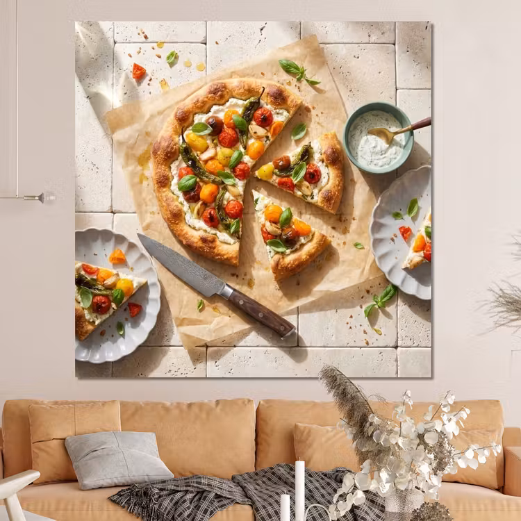 Forex - Eten - Tomaten - Basilicum - Maaltijd - Vers — 4