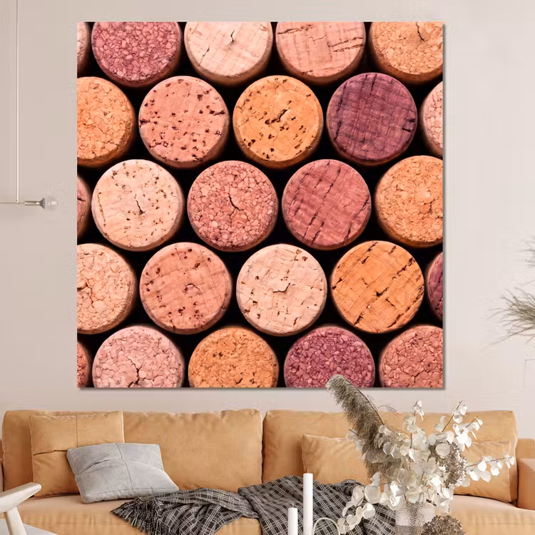 Forex - Kurk - Patroon - Abstract - Modern - Rood — 4