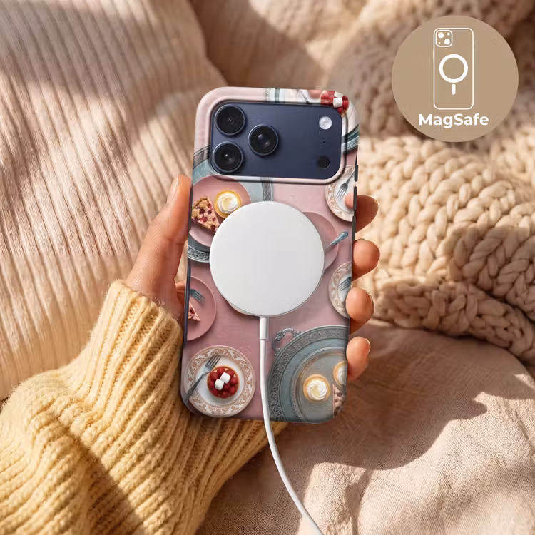 Telefoonhoesje Toughcase - Dessert - Taart - Gebak - Zoet - Roze — 8