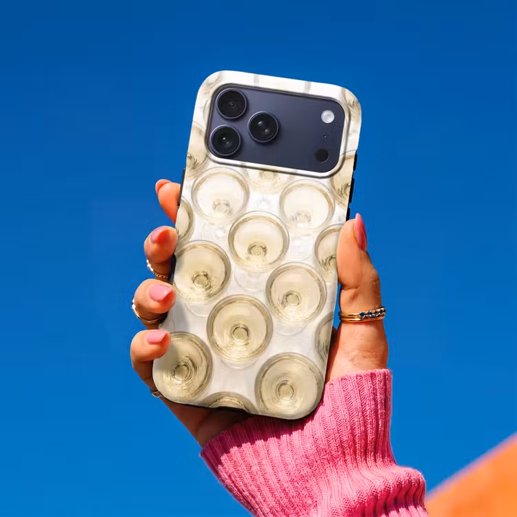 Telefoonhoesje Toughcase - Drank - Glazen - Feest - Goud — 2