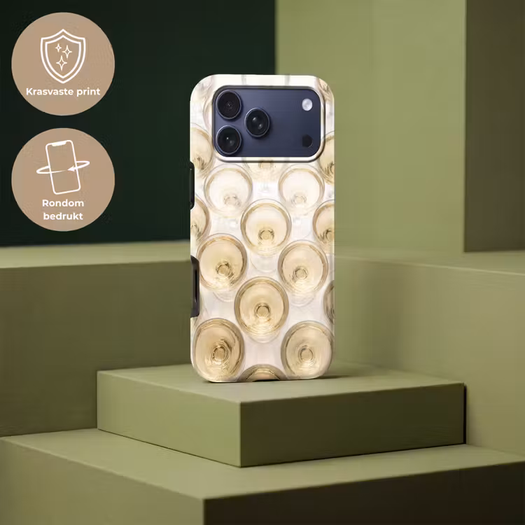 Telefoonhoesje Toughcase - Drank - Glazen - Feest - Goud — 7